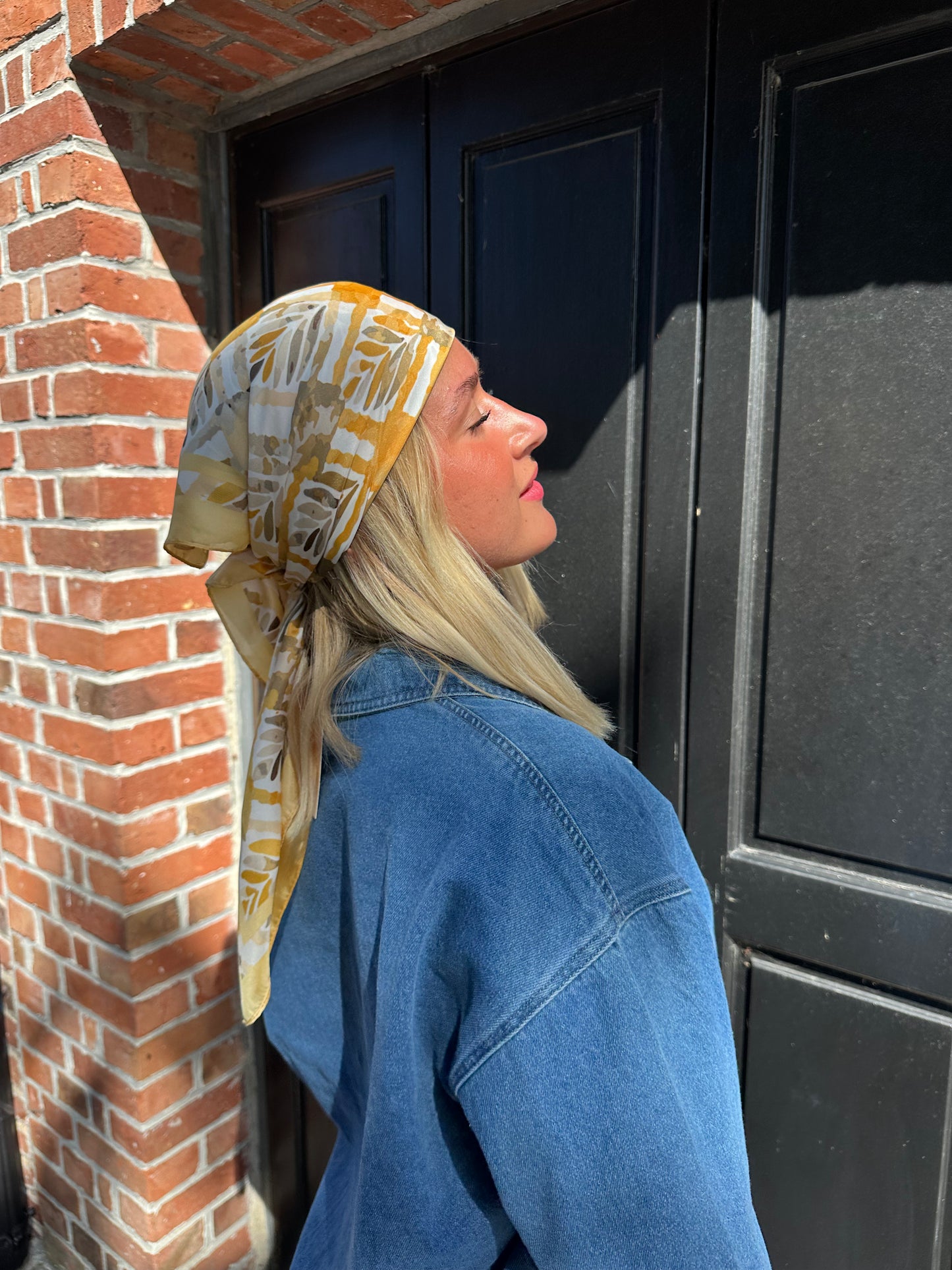 Foulard doré