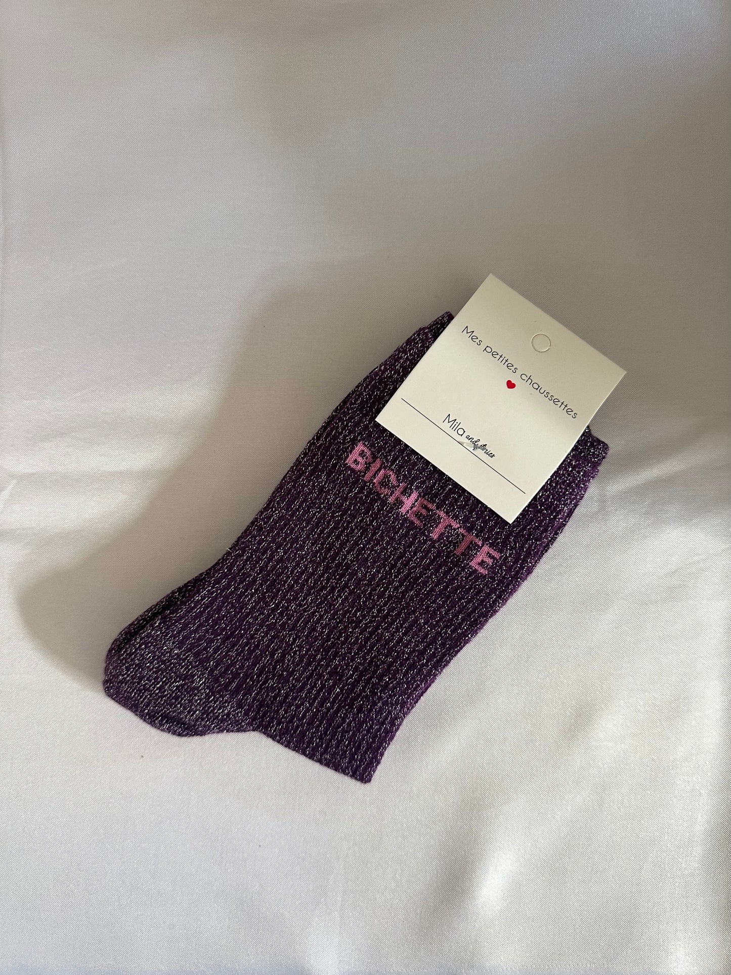 Chaussettes Bichette violettes