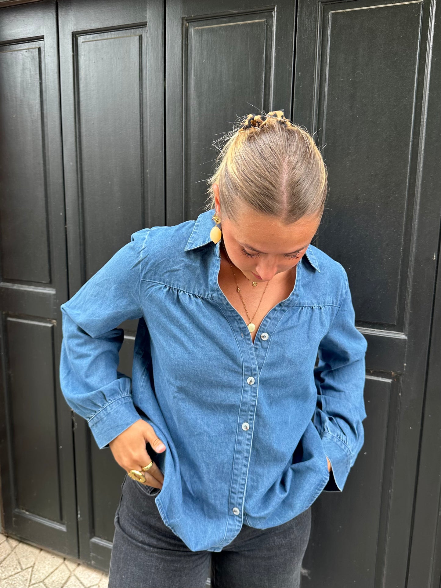 Chemise denim classique