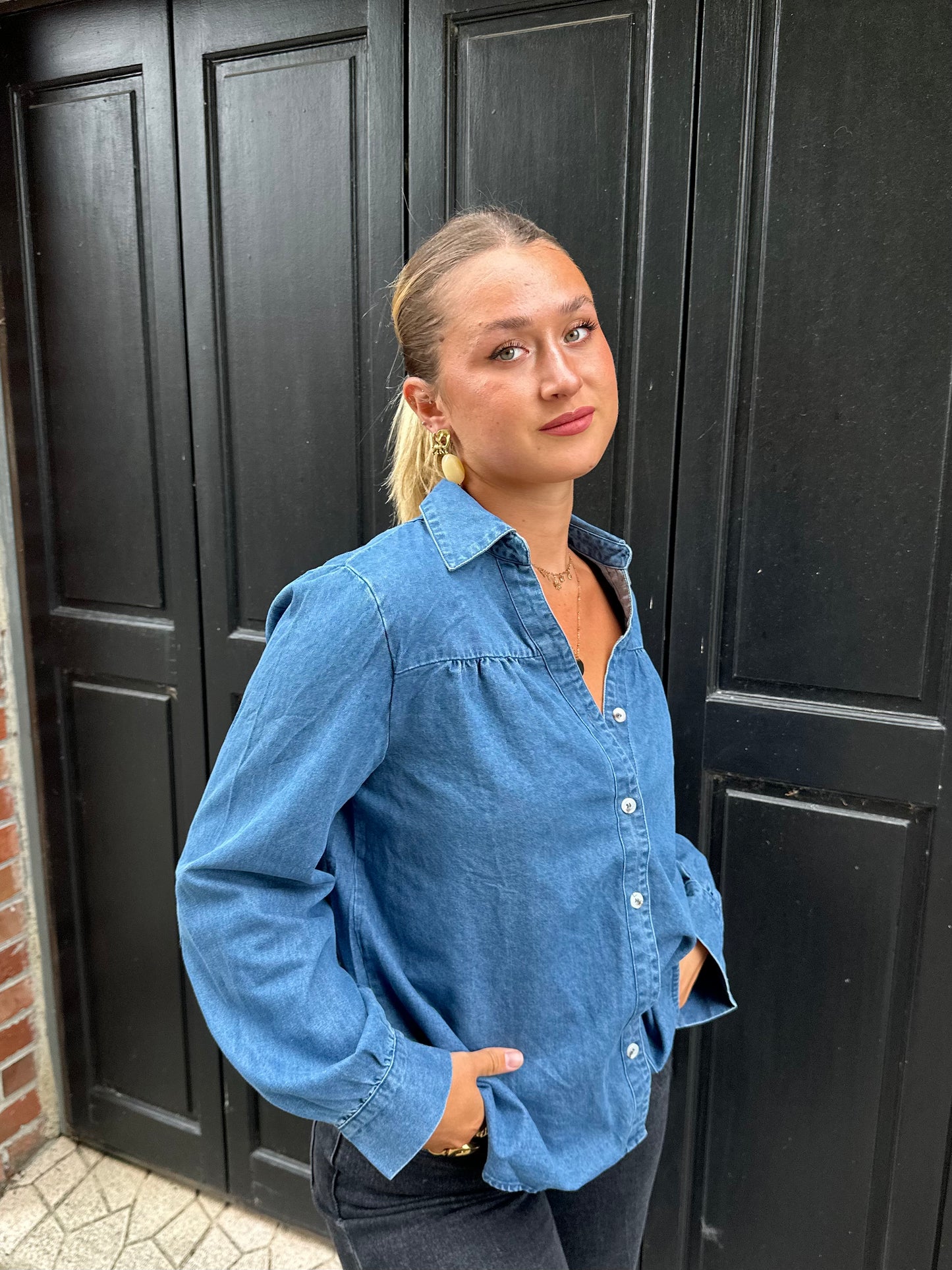 Chemise denim classique