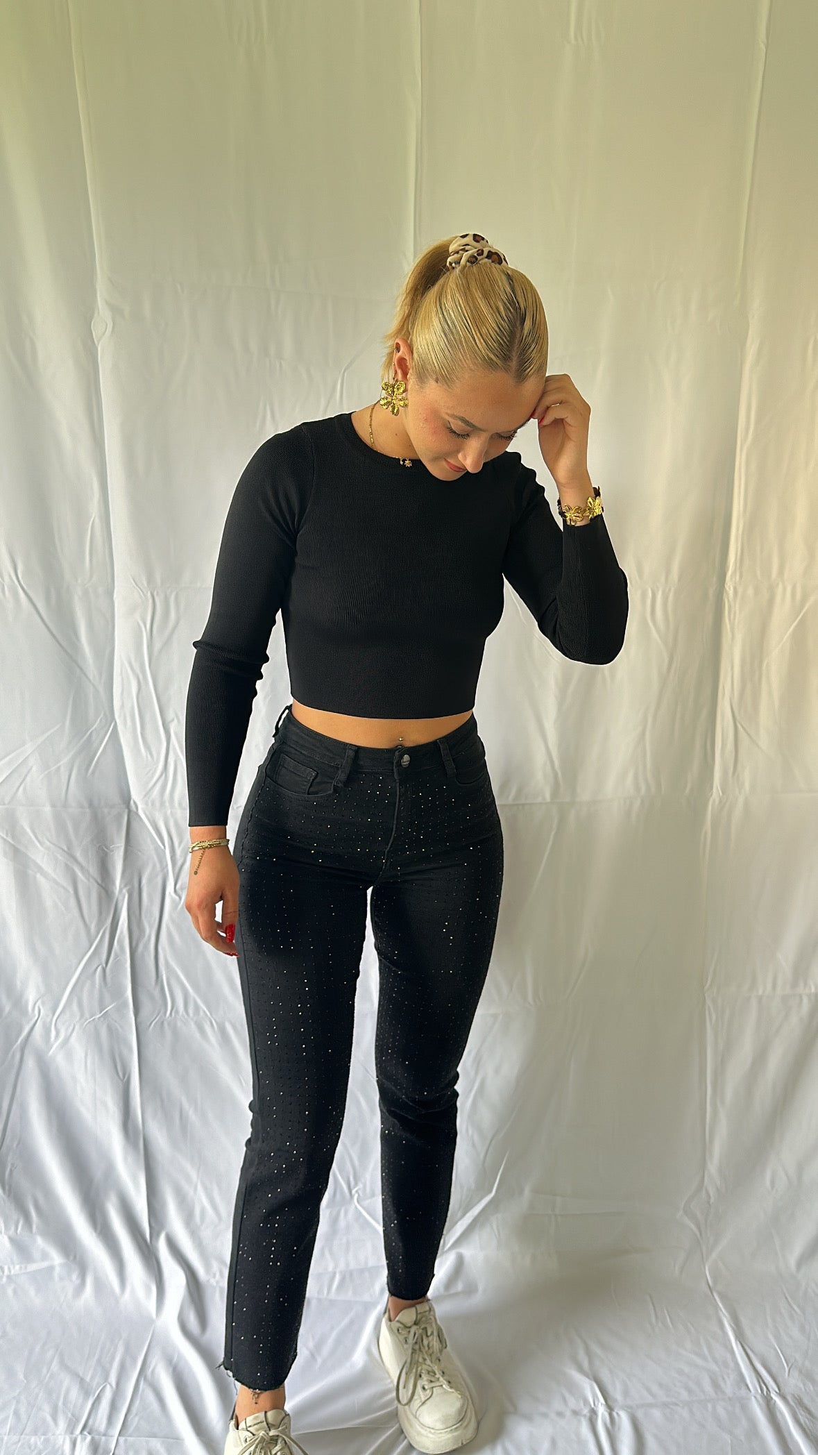 Jean à strass