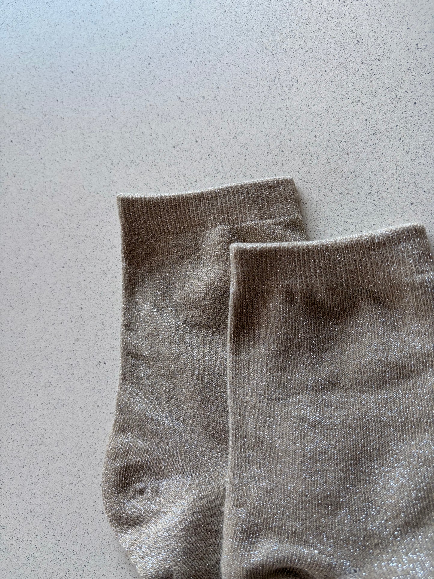Chaussettes doré