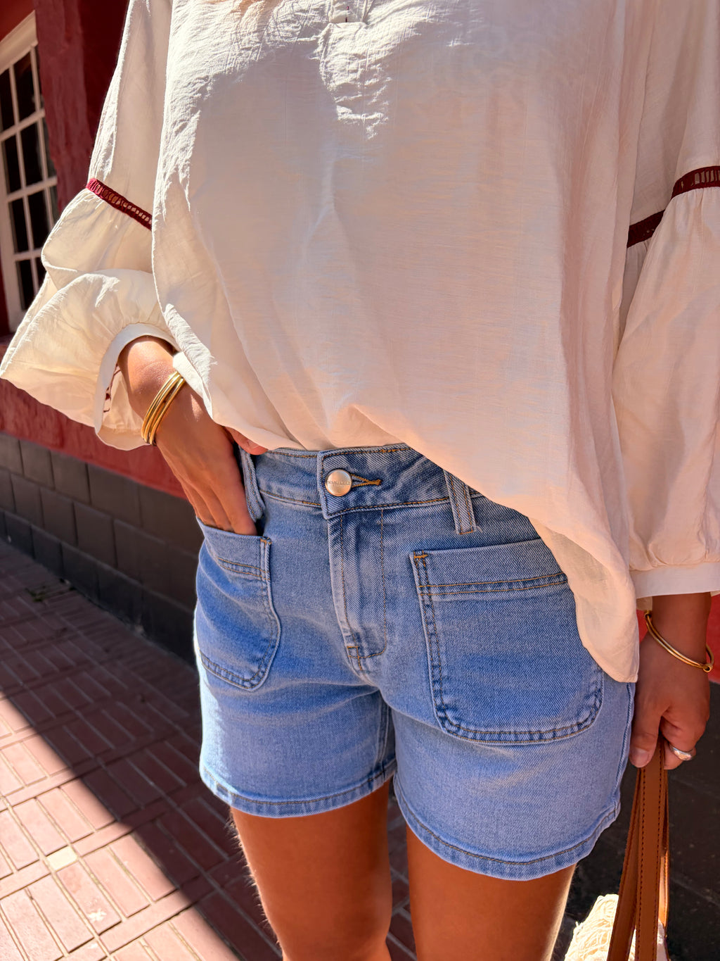 Short en jean