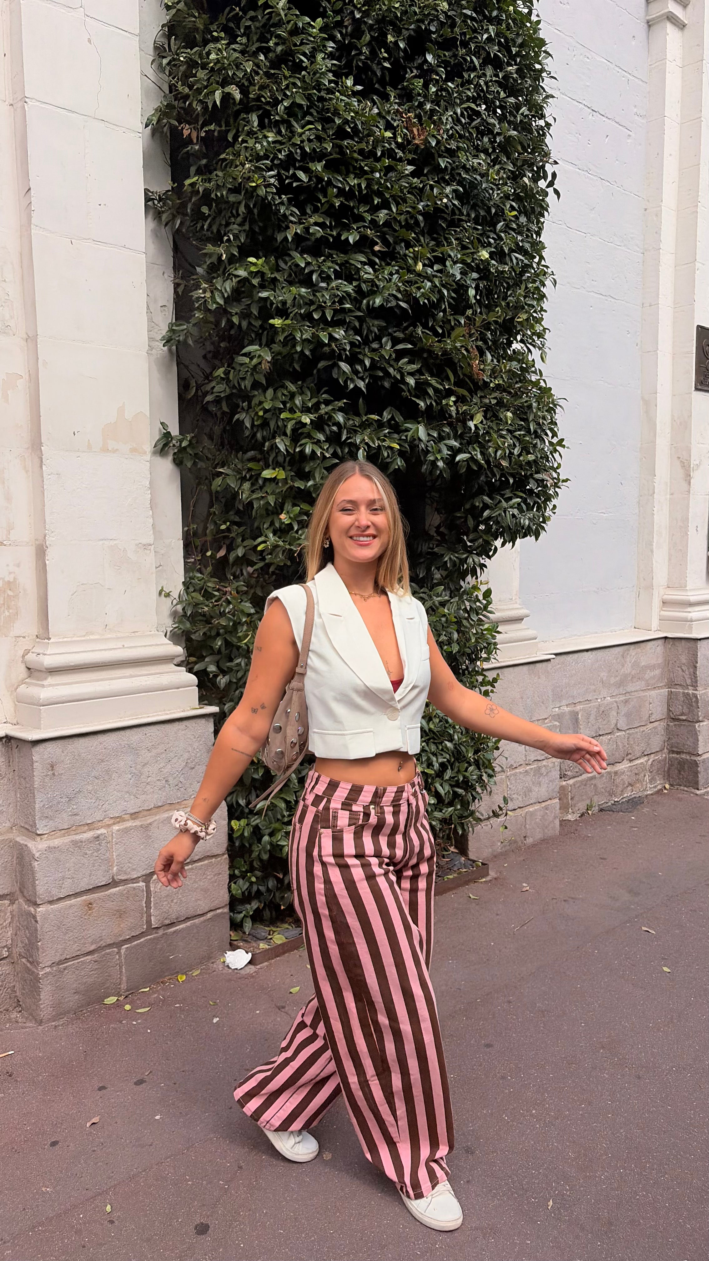 Pantalon à rayures