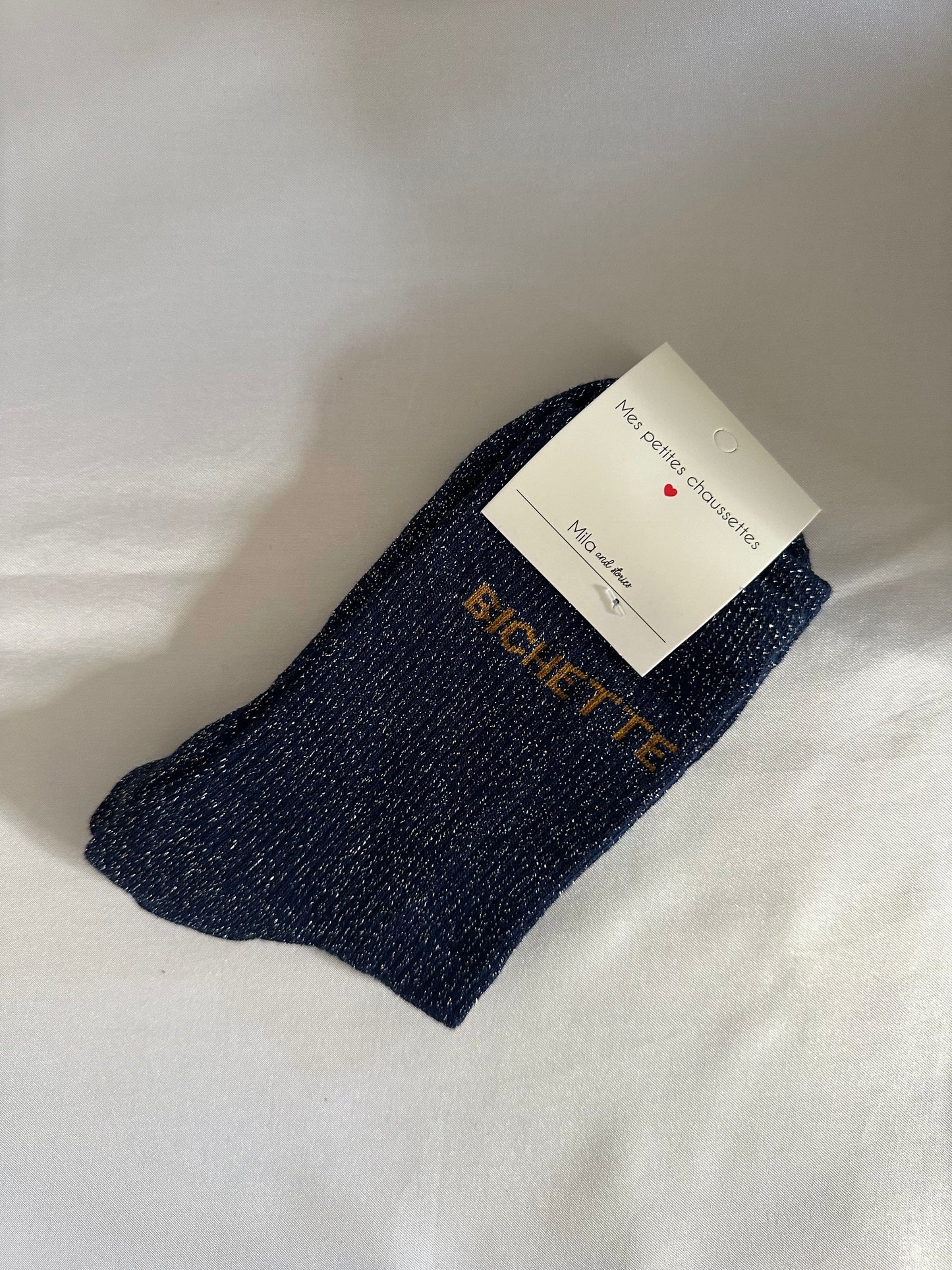 Chaussettes Bichette bleues