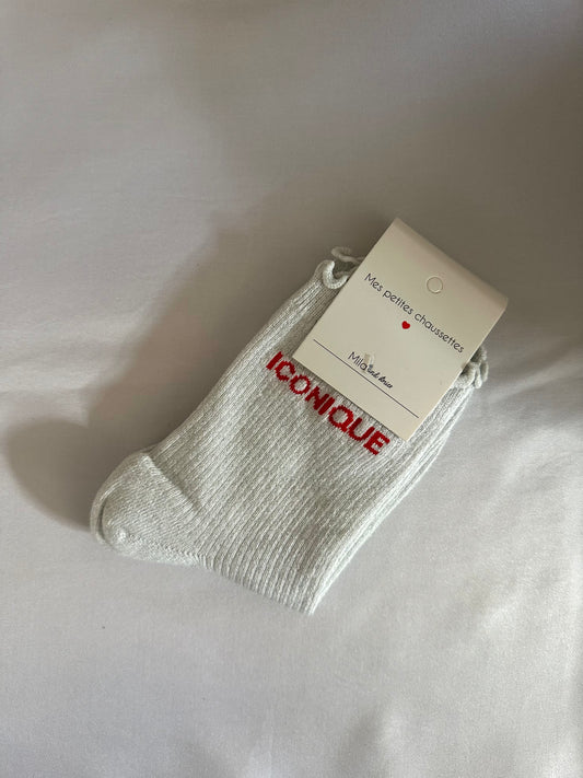 Chaussettes Iconique blanches