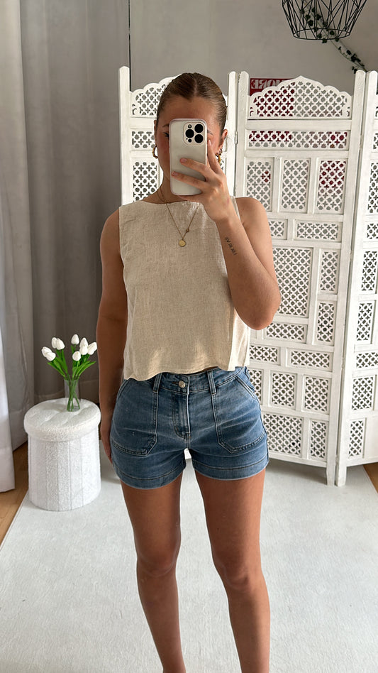 Short en jean